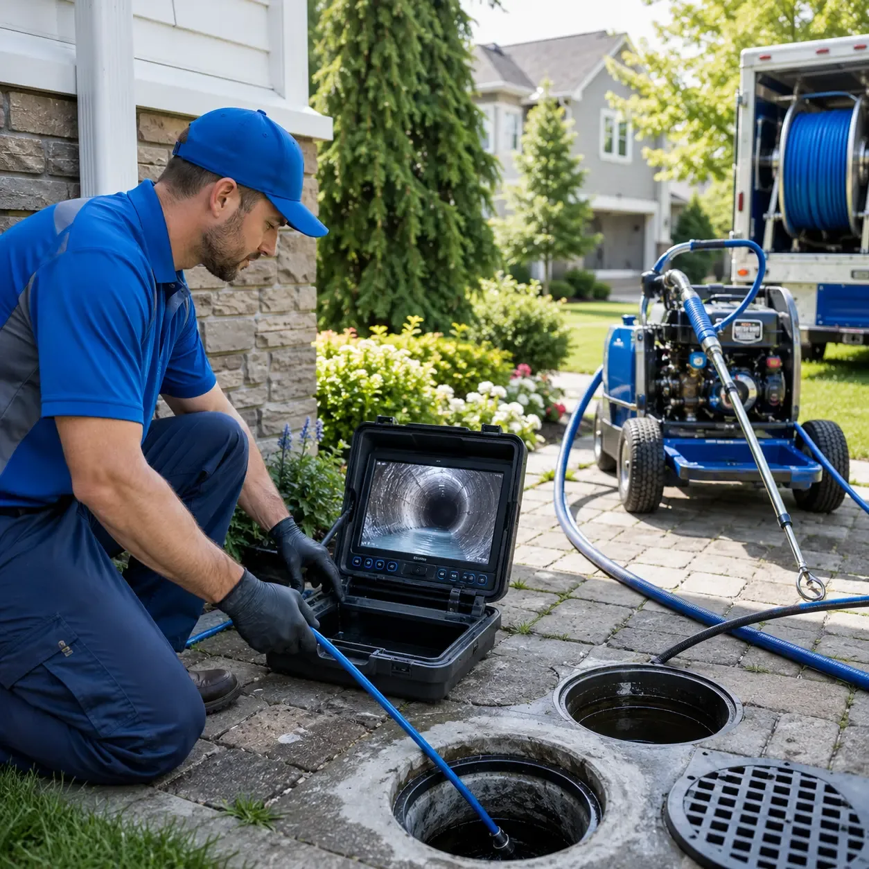 Outdoor drain cleaning professionals serving Normal, IL